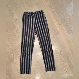 Brandy Melville Tilden Striped Straight Cotton Pants one size
